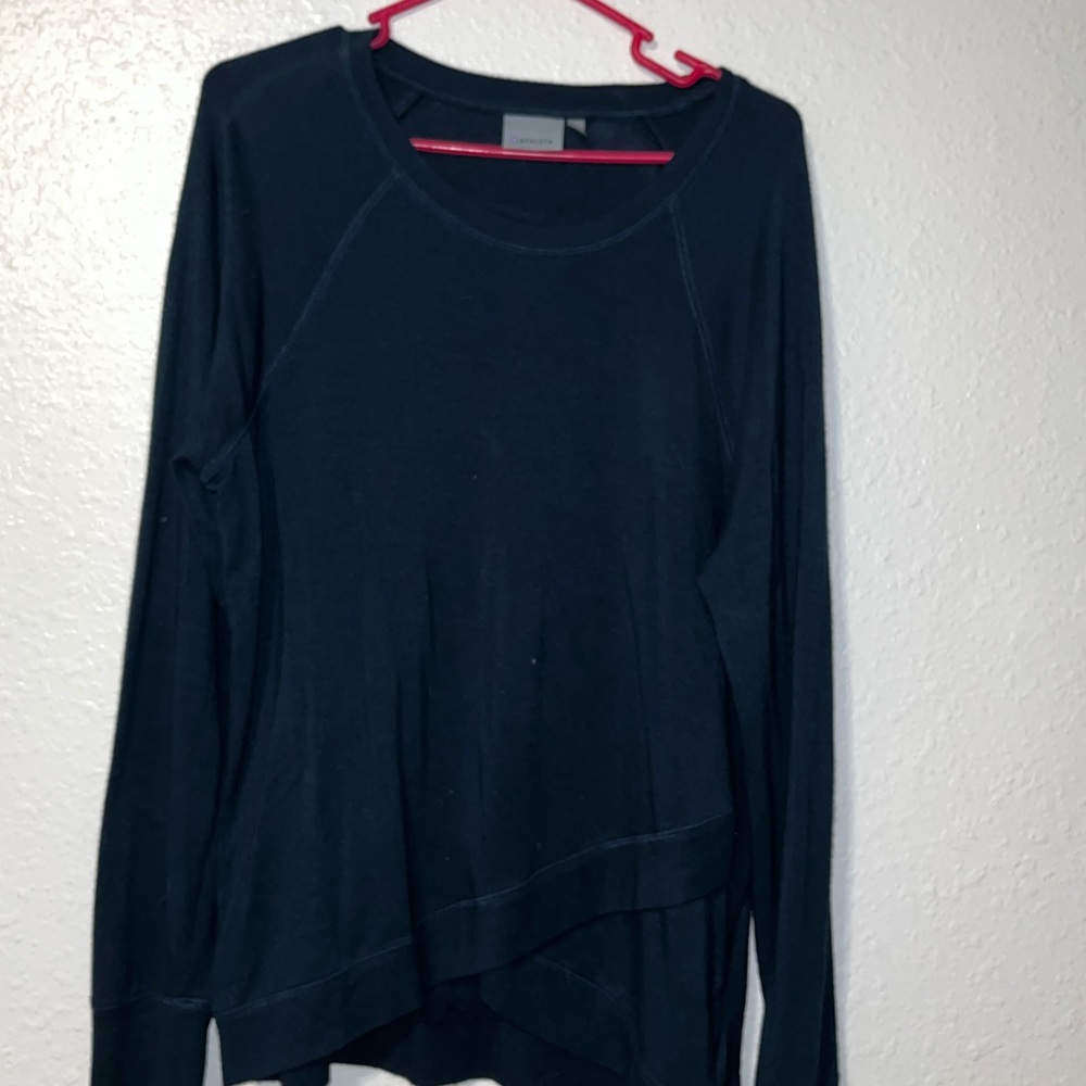 Athleta long sleeve shirt dark forest green